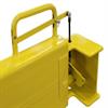 Gate handle with latch release