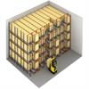 pallet shuttle system fulfilling an order. 