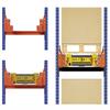 Pallet shuttle fits into a rack system