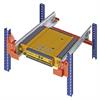 pallet shuttle rack structure rails