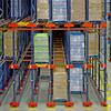 Pallet shuttle system in a high density rack project.