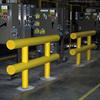 Pipe guardrail is ideal for protecting machinery in forklift or vehicle traffic areas. It is highly visible and heavy-duty.