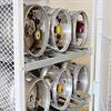 Inside of gas cylinder cage