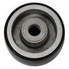 Side view of 4" x 2" urethane on iron wheel