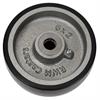 Side view of 6" x 2" urethane on iron wheel