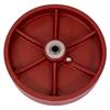 Side view of 8" x 2" ductile steel wheel