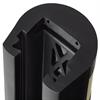 Rubber voids for added energy deflection
