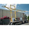 Wheel Mounted Mobile (Griffin) Lifeline System in Use in Flatbed Loading/Unloading Operation