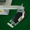 No-flat wheel with lockable 360 degree swivel caster attached to strong steel base