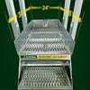 Roomy 8ft.6in. x 3ft. platform has no-slip, self-draining surface
