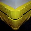 Close up of the square column protector showing both the corner and plank modules