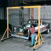 gantry crane used for loading a heavy item into a truck
