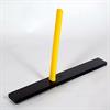 Stake type "living hinge" component that supports the end walls