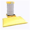 Spill deck with bladder extended