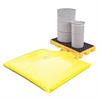 Two drum spill deck with bladder
