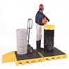 Two 4-drum spill decks joined together and has ramp