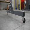 barrier base with 2" swivel casters