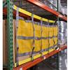 Rack Safety Straps with Sliding Mesh Panel Sideview