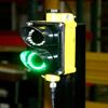 Close up on green signal light