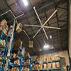 Basic 6 overhead fan in warehouse