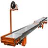 Two-stage conveyor, extended, equipped with light and fan