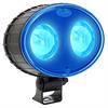 Blue Safety Light is on and emitting birght LED illumination