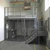 mezzanine with security cage