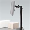 Save valuable workspace by putting the monitor at eye level on this optional post mount