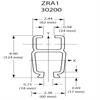 ZRA1 bridge rail dimensions