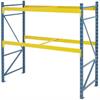 Fully set up 2-level structural racking