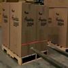 Laser Fork Guides aid forklift operators in lining up with the pallet fork slots