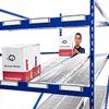 First-in first-out loading improves storage density and pick rates (roller bed used here)