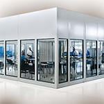 Oficinas dentro de la planta PortaFab 