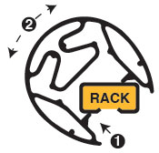 steps 1 and 2 to attaching pallet rack protector