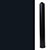 Black bollard cover on plain background