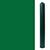Forest green bollard cover on plain background