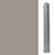 Gray bollard cover on plain background