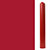 Red bollard cover on plain background