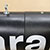 Close-up of black clearance bar showing seam where two pieces come together