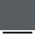 Dark gray clearance bar on plain background