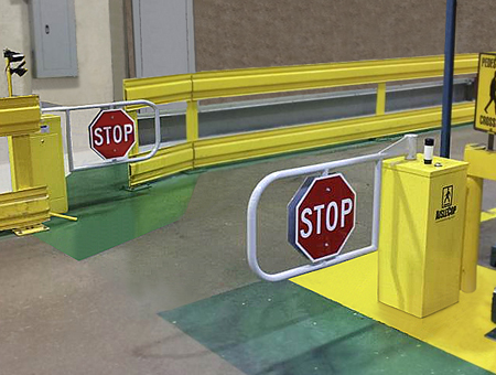 forklift aisle management 