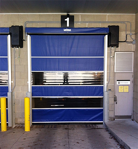 dock door for environmental control.