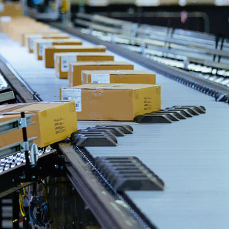 sortation conveyors move products at speed and with precision