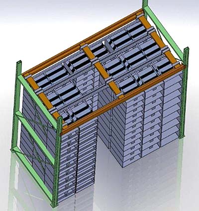 sliding rack compartments