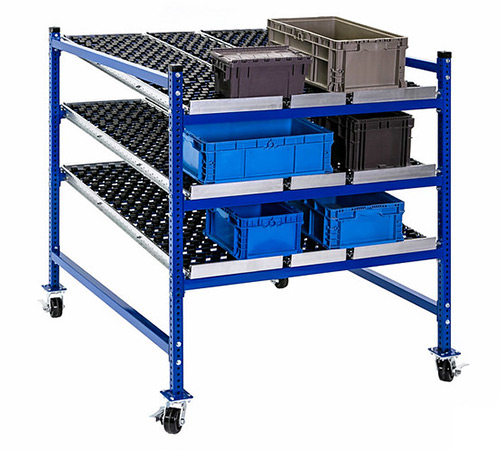 Cisco-Eagle Catalog - Mobile Carton Flow Rack - 3'W x 4'D x 4'6