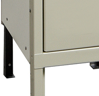 bottom of locker with legs