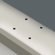 Drill into solid surface