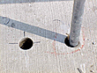 core drilled holes