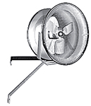 stainless steel fan with wall mount