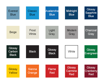 Rousseau color chart